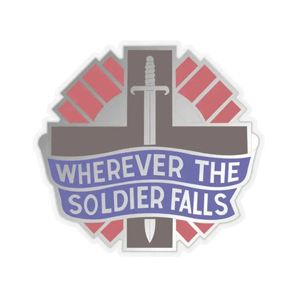 351 Surgical Hospital (U.S. Army) STICKER Vinyl Kiss-Cut Decal 6 Inch Transparent - The Sticker Space