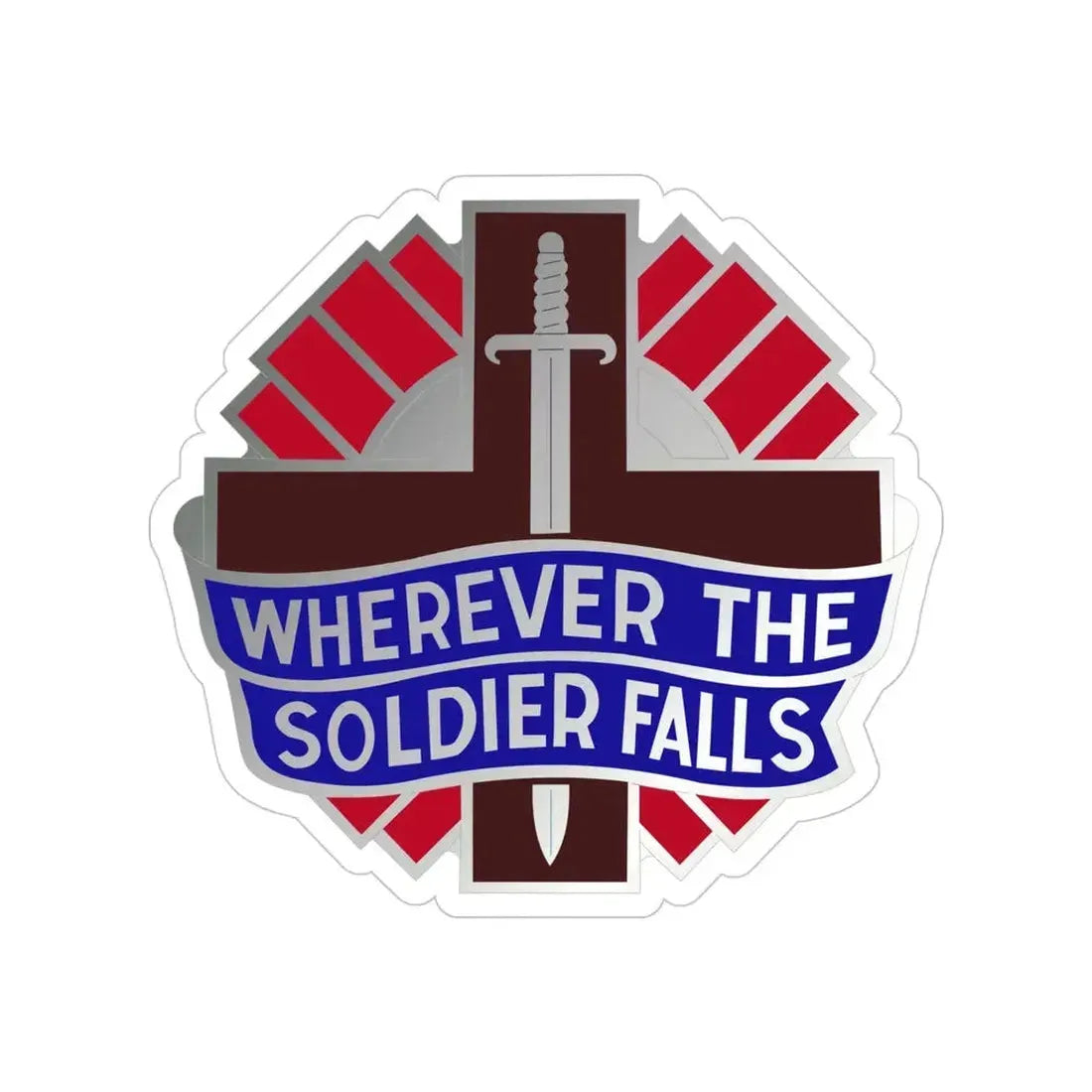 351 Surgical Hospital (U.S. Army) Transparent STICKER Die-Cut Vinyl Decal - The Sticker Space