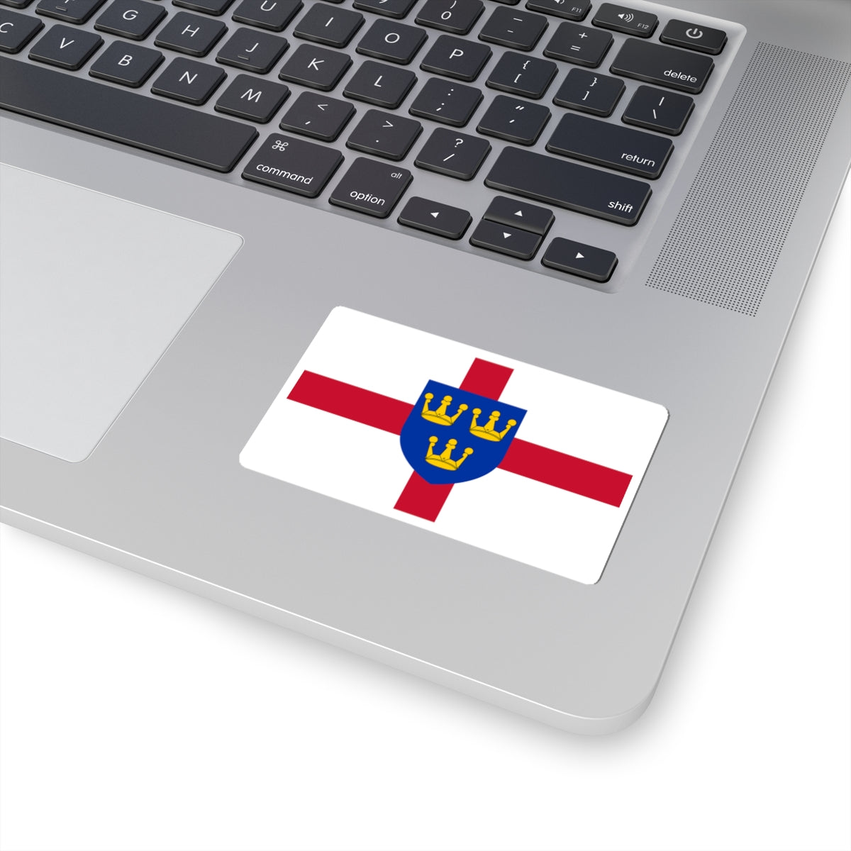 Flag of East Anglia (England) STICKER Vinyl Kiss-Cut Decal