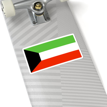 Flag of Kuwait WFB 2000 (Kuwait) STICKER Vinyl Kiss-Cut Decal
