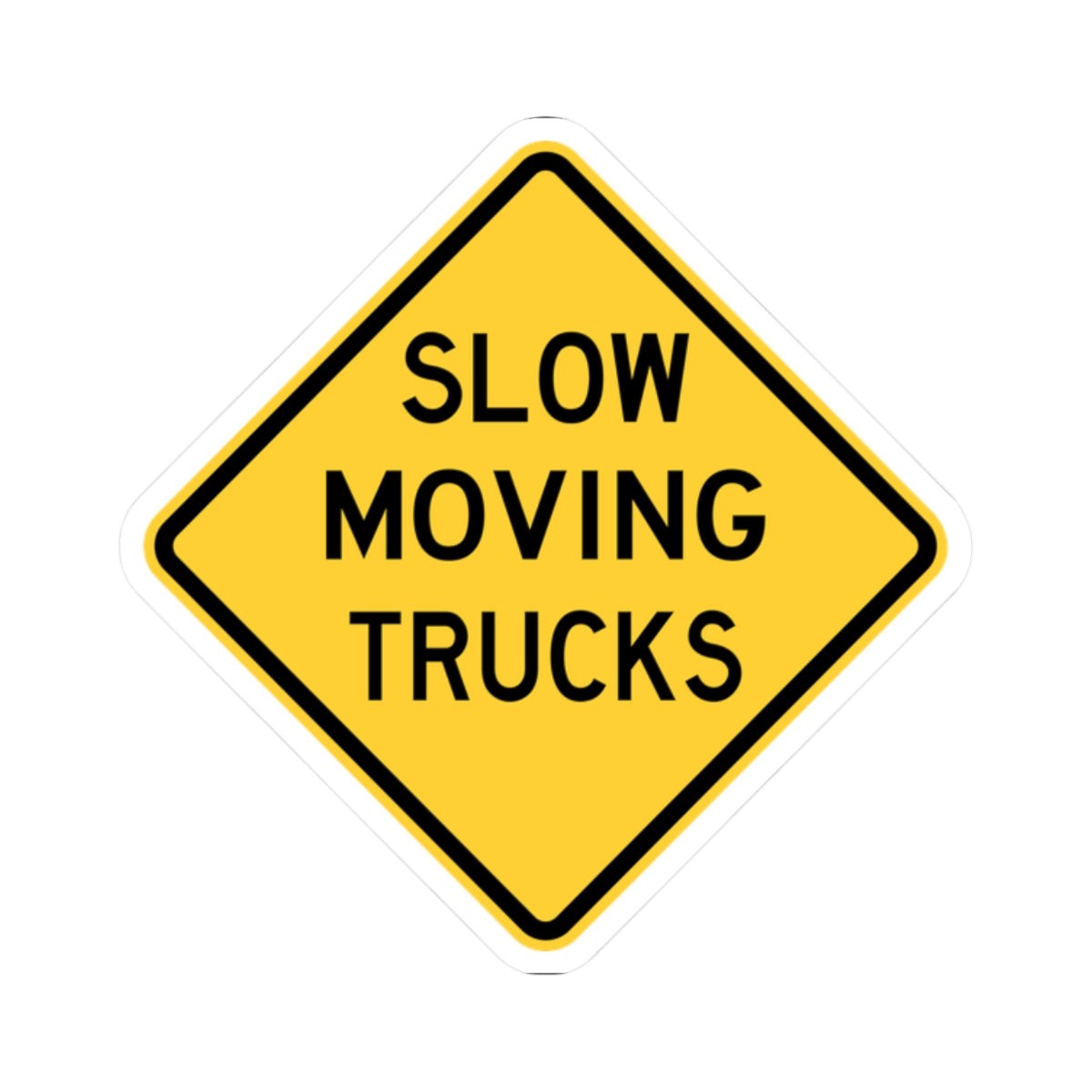 NJ Road sign WNJ7-5 (New Jersey) (Road Sign) STICKER Vinyl Kiss-Cut Decal
