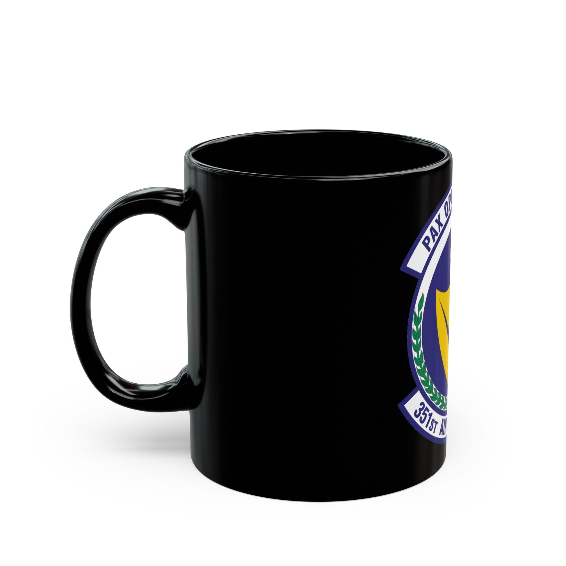 351st Air Refueling Squadron (U.S. Air Force) Black Coffee Mug-The Sticker Space