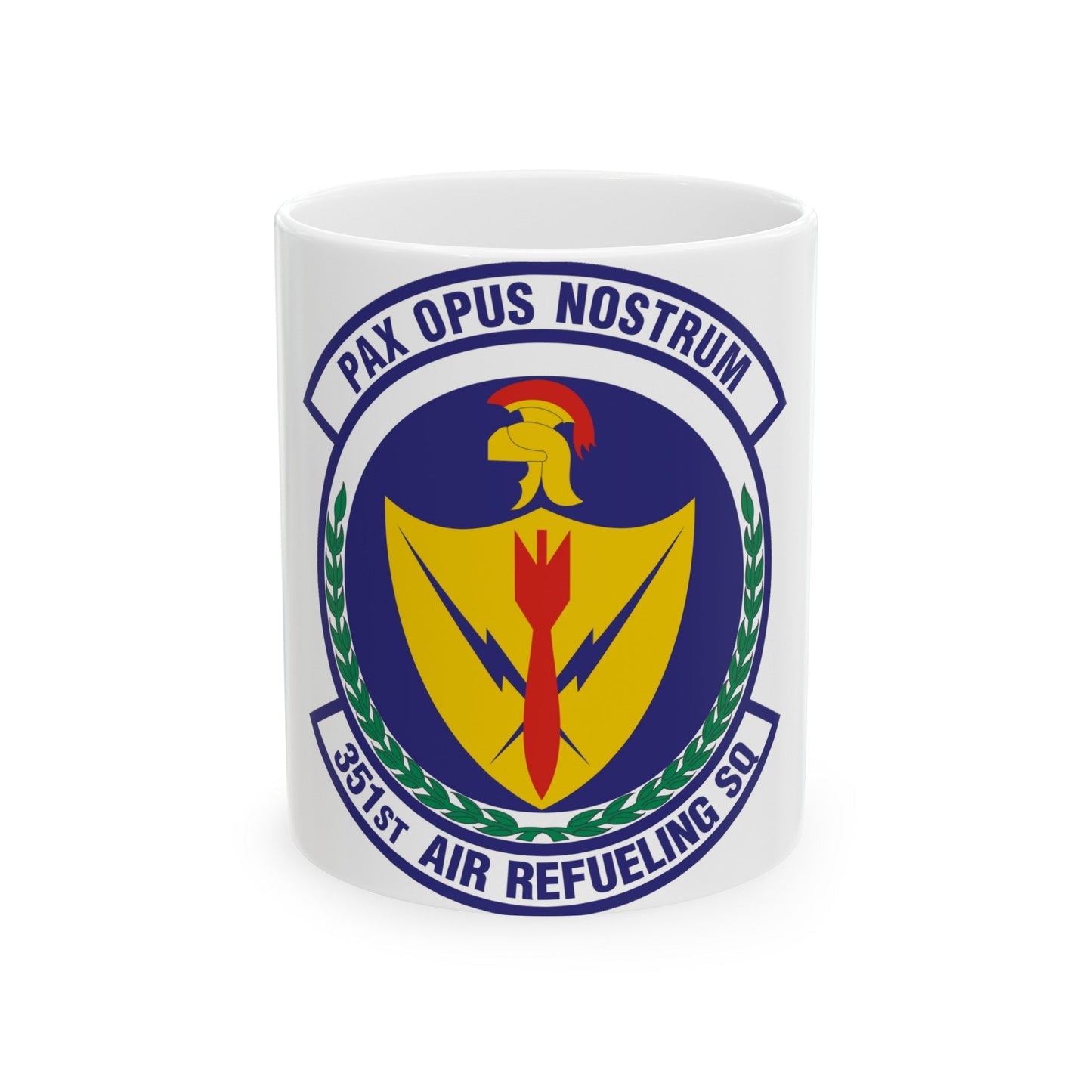 351st Air Refueling Squadron (U.S. Air Force) White Coffee Mug-11oz-The Sticker Space