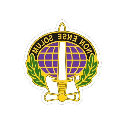 352 Civil Affairs Command 2 (U.S. Army) REVERSE PRINT Transparent Die-Cut STICKER 3 Inch Die-Cut Transparent - The Sticker Space