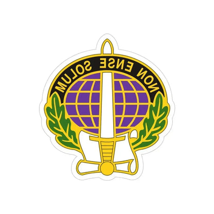 352 Civil Affairs Command 2 (U.S. Army) REVERSE PRINT Transparent Die-Cut STICKER 5 Inch Die-Cut Transparent - The Sticker Space