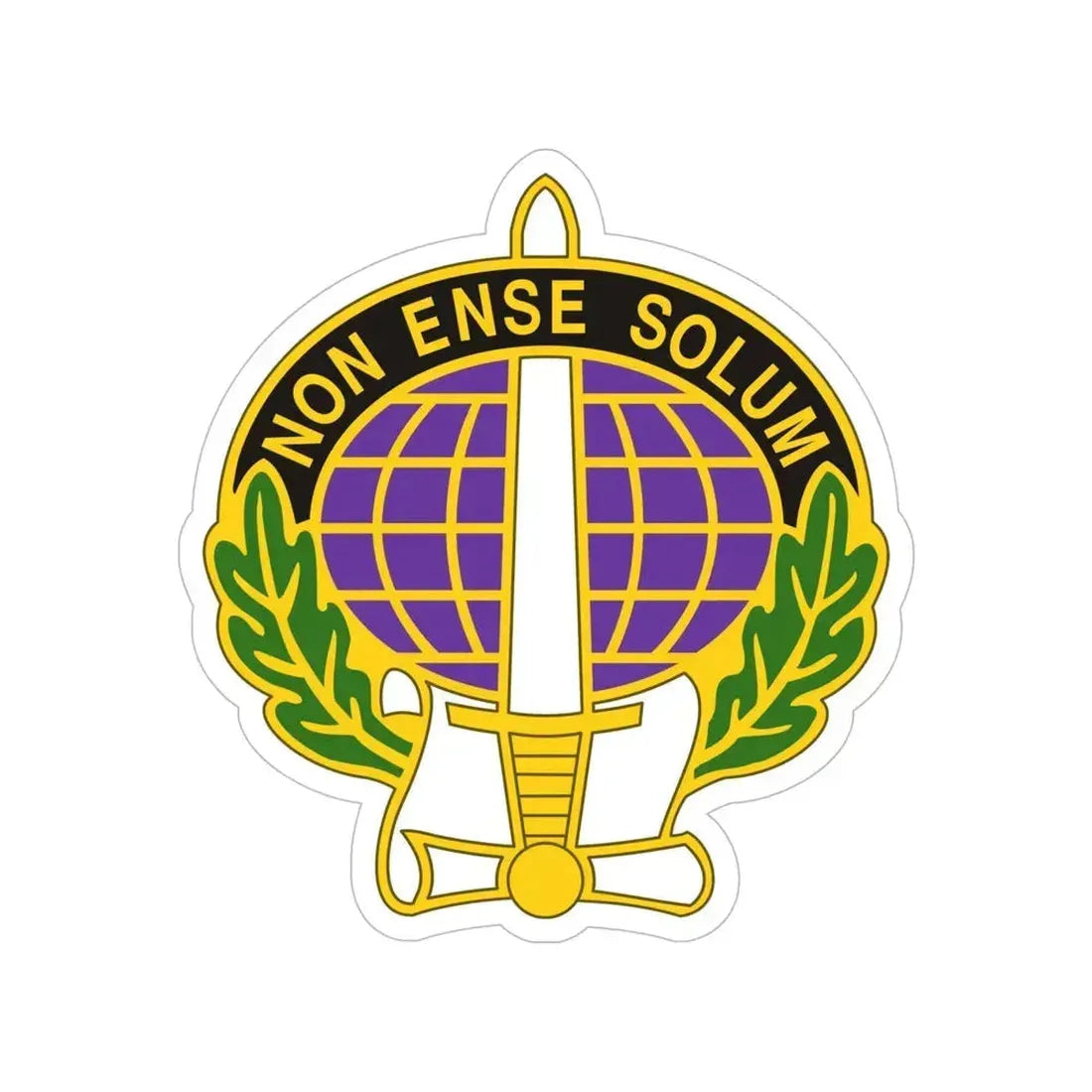 352 Civil Affairs Command 2 (U.S. Army) Transparent STICKER Die-Cut Vinyl Decal 6 Inch - The Sticker Space