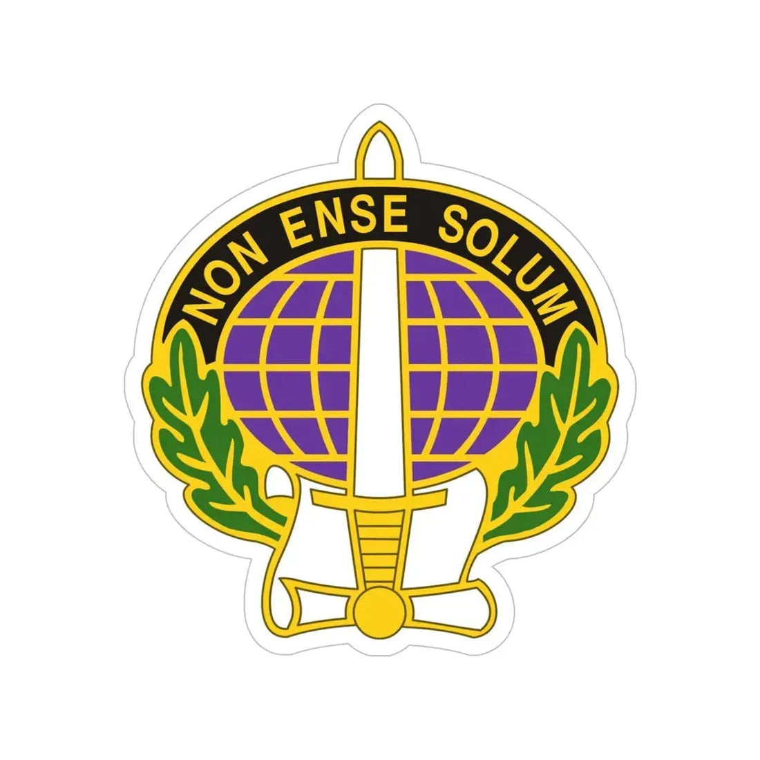 352 Civil Affairs Command 2 (U.S. Army) Transparent STICKER Die-Cut Vinyl Decal - The Sticker Space