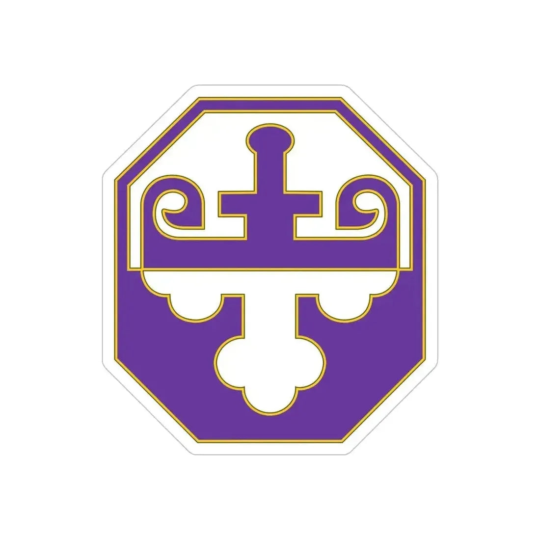 352 Civil Affairs Command 3 (U.S. Army) REVERSE PRINT Transparent Die-Cut STICKER 6 Inch Die-Cut Transparent - The Sticker Space