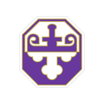 352 Civil Affairs Command 3 (U.S. Army) REVERSE PRINT Transparent Die-Cut STICKER 6 Inch Die-Cut Transparent - The Sticker Space