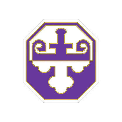 352 Civil Affairs Command 3 (U.S. Army) REVERSE PRINT Transparent Die-Cut STICKER - The Sticker Space