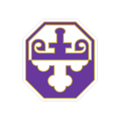 352 Civil Affairs Command 3 (U.S. Army) REVERSE PRINT Transparent Die-Cut STICKER - The Sticker Space