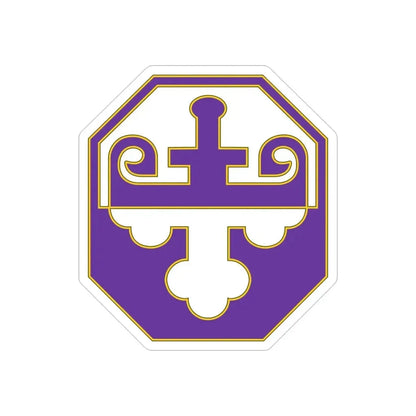 352 Civil Affairs Command 3 (U.S. Army) REVERSE PRINT Transparent Die-Cut STICKER - The Sticker Space