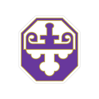 352 Civil Affairs Command 3 (U.S. Army) REVERSE PRINT Transparent Die-Cut STICKER - The Sticker Space