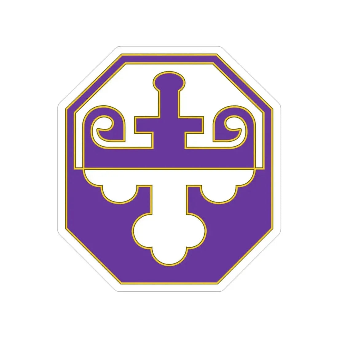 352 Civil Affairs Command 3 (U.S. Army) Transparent STICKER Die-Cut Vinyl Decal 2 Inch - The Sticker Space