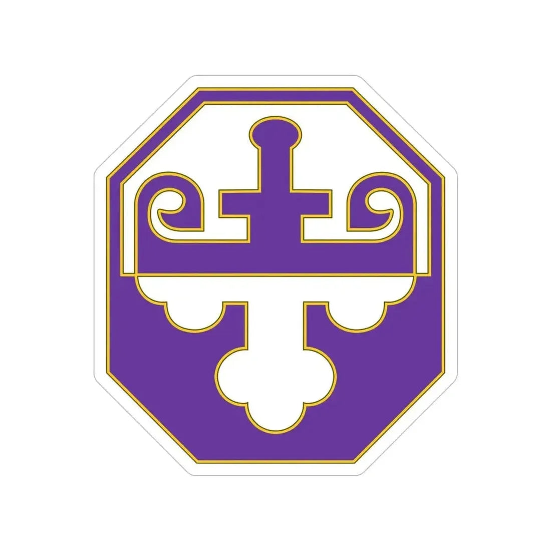 352 Civil Affairs Command 3 (U.S. Army) Transparent STICKER Die-Cut Vinyl Decal 4 Inch - The Sticker Space