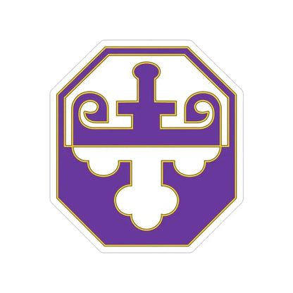 352 Civil Affairs Command 3 (U.S. Army) Transparent STICKER Die-Cut Vinyl Decal 4 Inch - The Sticker Space