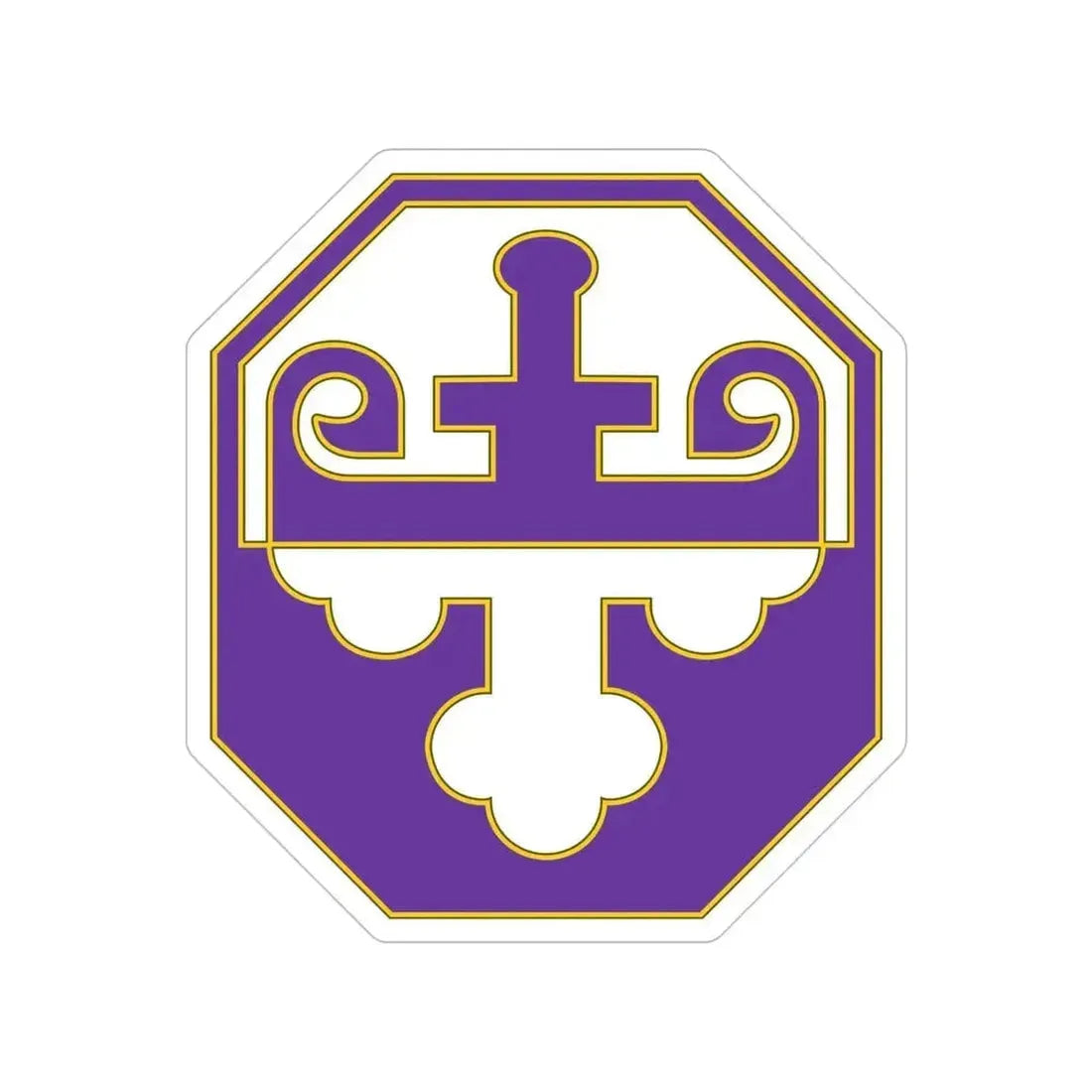 352 Civil Affairs Command 3 (U.S. Army) Transparent STICKER Die-Cut Vinyl Decal 5 Inch - The Sticker Space