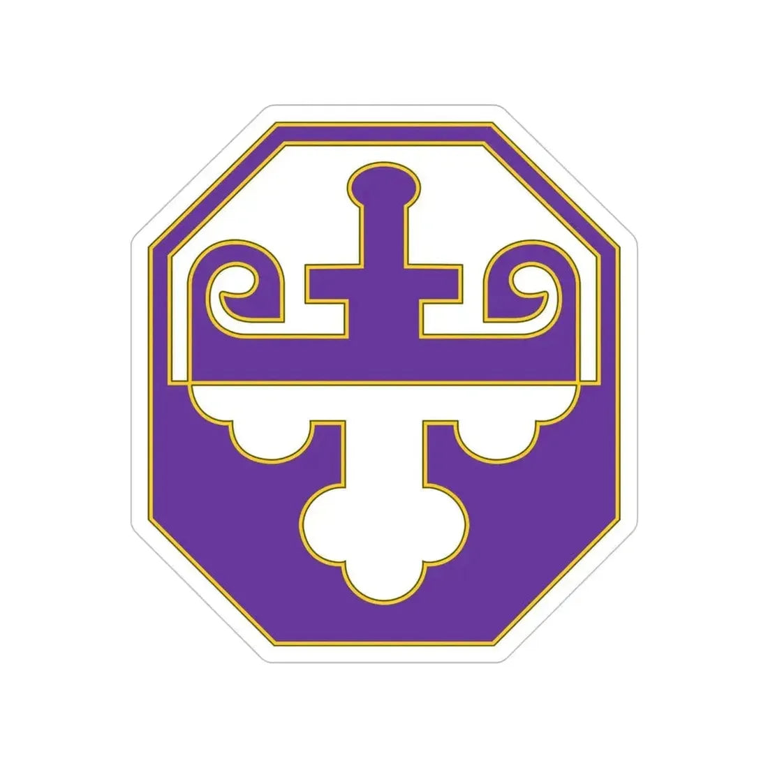 352 Civil Affairs Command 3 (U.S. Army) Transparent STICKER Die-Cut Vinyl Decal 5 Inch - The Sticker Space