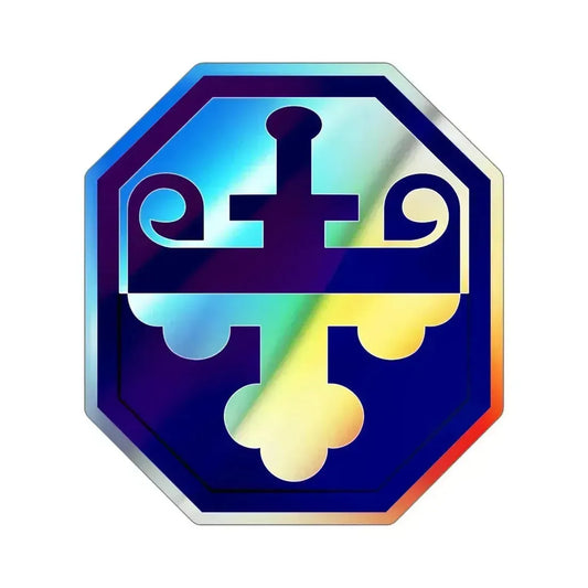 352 Civil Affairs Command (U.S. Army) Holographic STICKER Die-Cut Vinyl Decal 6 Inch Holographic - The Sticker Space