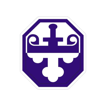 352 Civil Affairs Command (U.S. Army) REVERSE PRINT Transparent Die-Cut STICKER 3 Inch Die-Cut Transparent - The Sticker Space