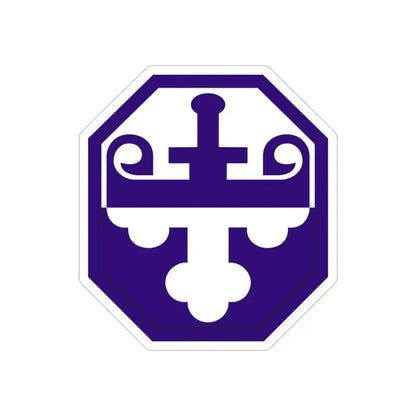 352 Civil Affairs Command (U.S. Army) REVERSE PRINT Transparent Die-Cut STICKER 6 Inch Die-Cut Transparent - The Sticker Space