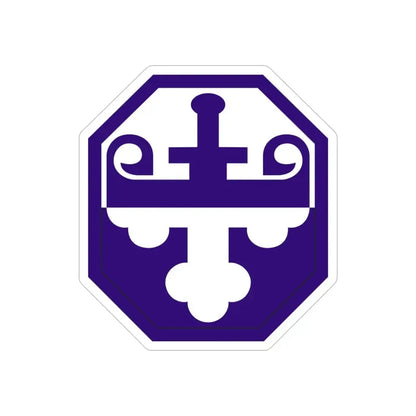 352 Civil Affairs Command (U.S. Army) REVERSE PRINT Transparent Die-Cut STICKER - The Sticker Space