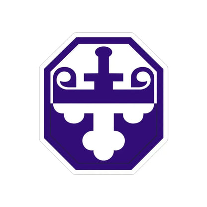 352 Civil Affairs Command (U.S. Army) REVERSE PRINT Transparent Die-Cut STICKER - The Sticker Space