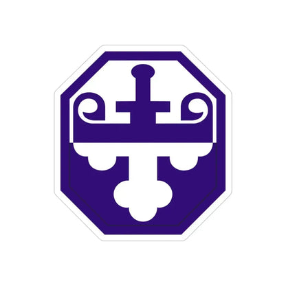 352 Civil Affairs Command (U.S. Army) REVERSE PRINT Transparent Die-Cut STICKER - The Sticker Space