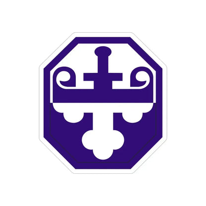 352 Civil Affairs Command (U.S. Army) REVERSE PRINT Transparent Die-Cut STICKER - The Sticker Space