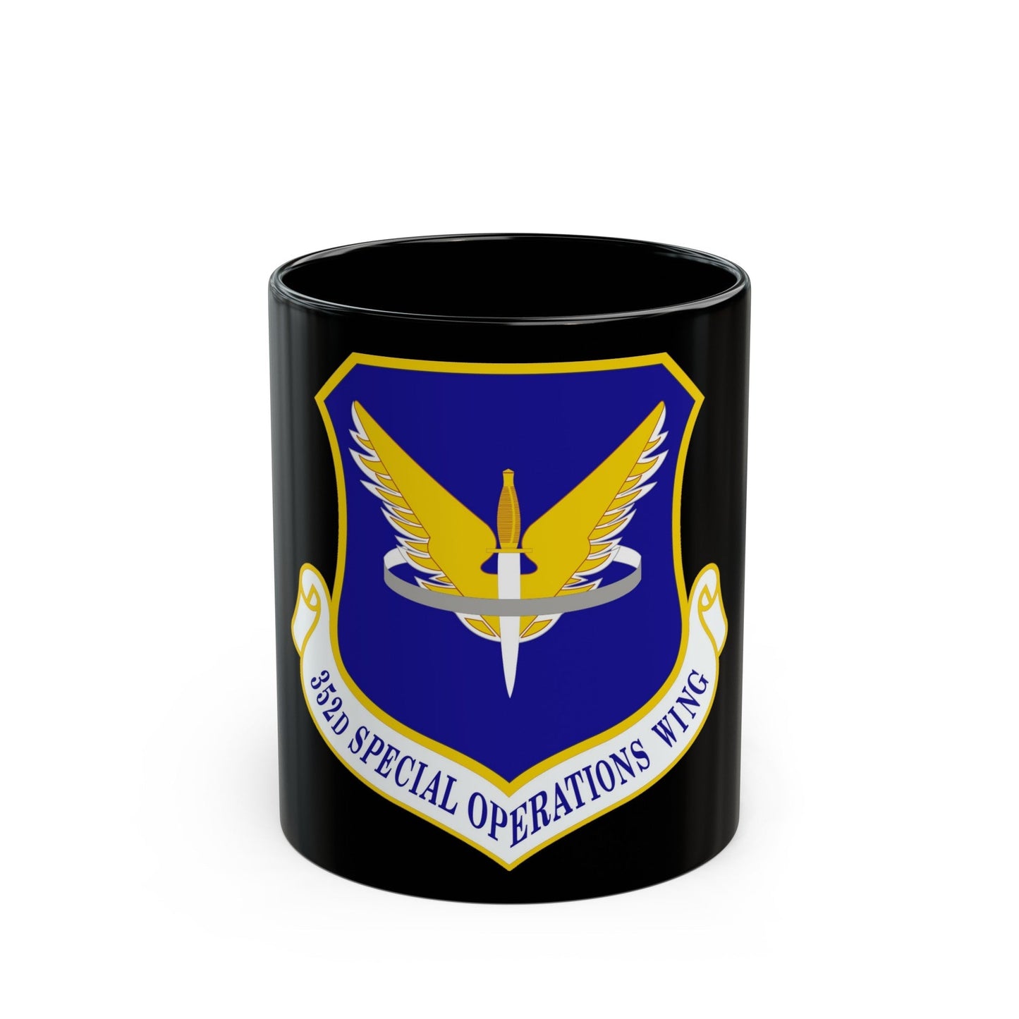 352 Special Operations Wing AFSOC (U.S. Air Force) Black Coffee Mug-11oz-The Sticker Space