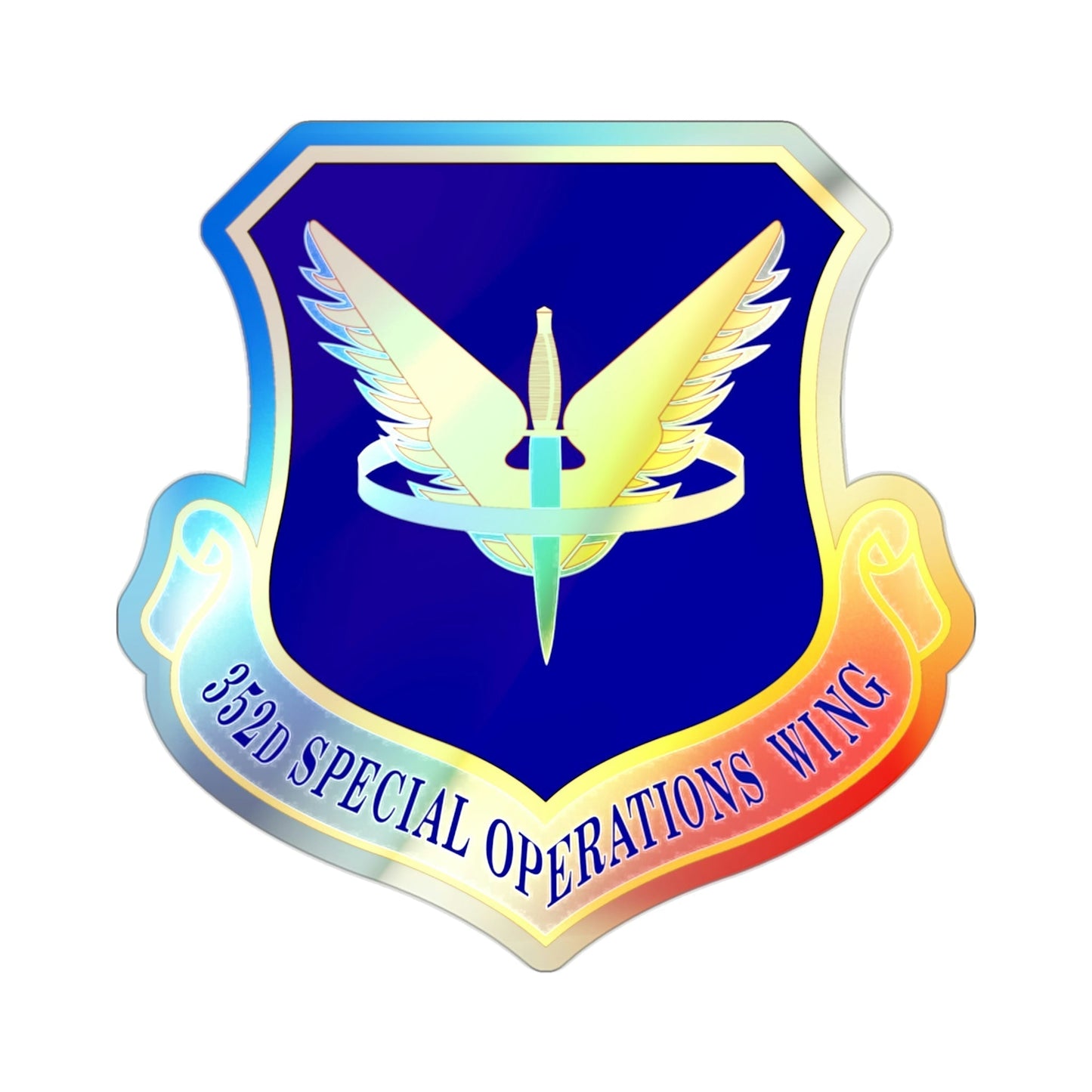 352 Special Operations Wing AFSOC (U.S. Air Force) Holographic STICKER Die-Cut Vinyl Decal-2 Inch-The Sticker Space