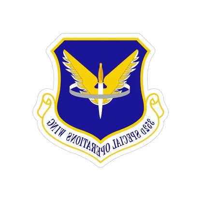 352 Special Operations Wing AFSOC (U.S. Air Force) REVERSE PRINT Transparent Die-Cut STICKER - The Sticker Space