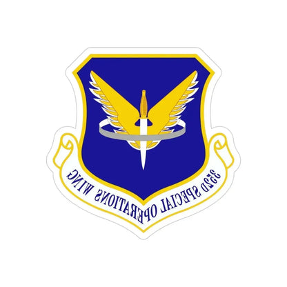 352 Special Operations Wing AFSOC (U.S. Air Force) REVERSE PRINT Transparent Die-Cut STICKER - The Sticker Space
