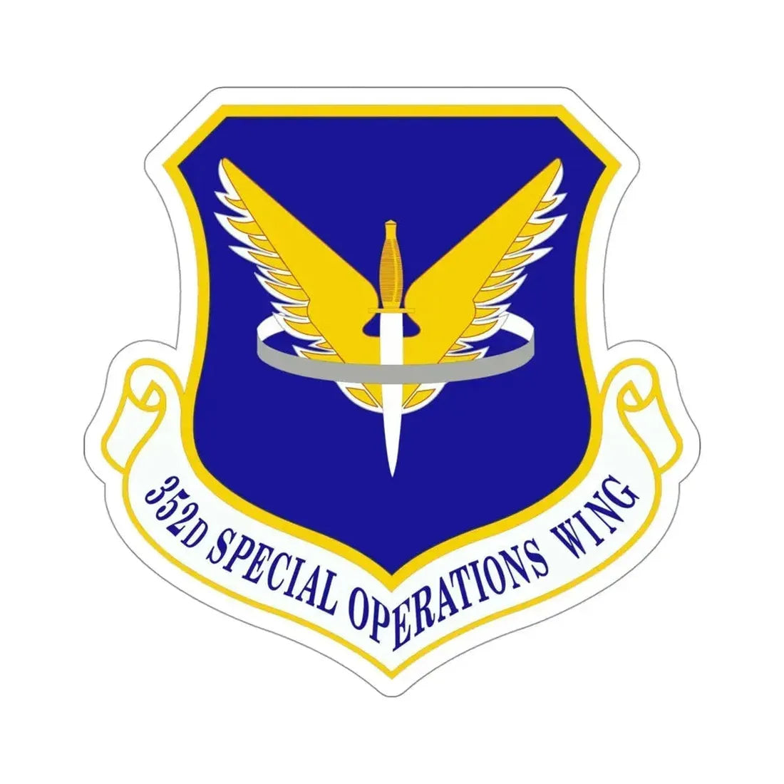 352 Special Operations Wing AFSOC (U.S. Air Force) STICKER Vinyl Die-Cut Decal 4 Inch - The Sticker Space