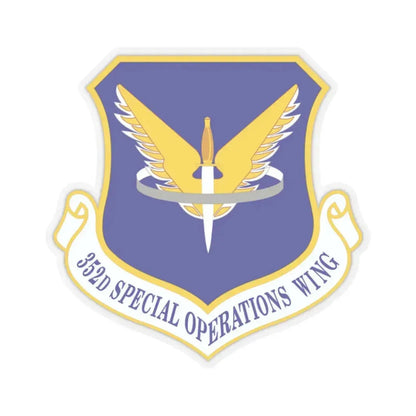 352 Special Operations Wing AFSOC (U.S. Air Force) STICKER Vinyl Kiss-Cut Decal 2 Inch Transparent - The Sticker Space