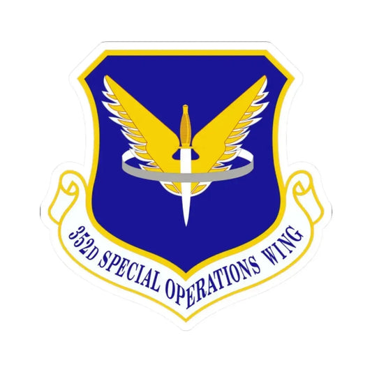352 Special Operations Wing AFSOC (U.S. Air Force) STICKER Vinyl Kiss-Cut Decal 2 Inch White - The Sticker Space