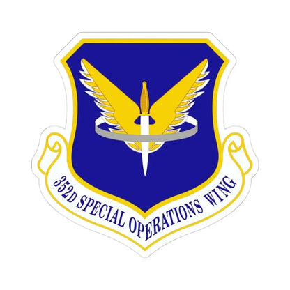 352 Special Operations Wing AFSOC (U.S. Air Force) STICKER Vinyl Kiss-Cut Decal 4 Inch White - The Sticker Space