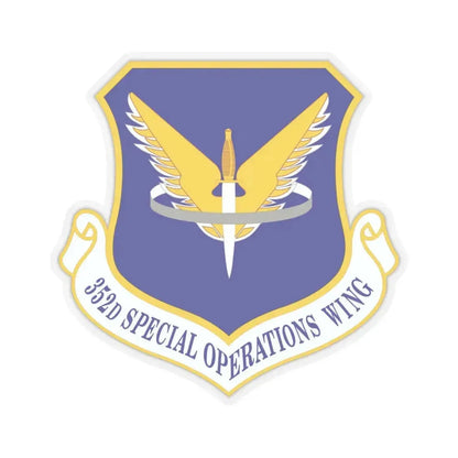 352 Special Operations Wing AFSOC (U.S. Air Force) STICKER Vinyl Kiss-Cut Decal 6 Inch Transparent - The Sticker Space