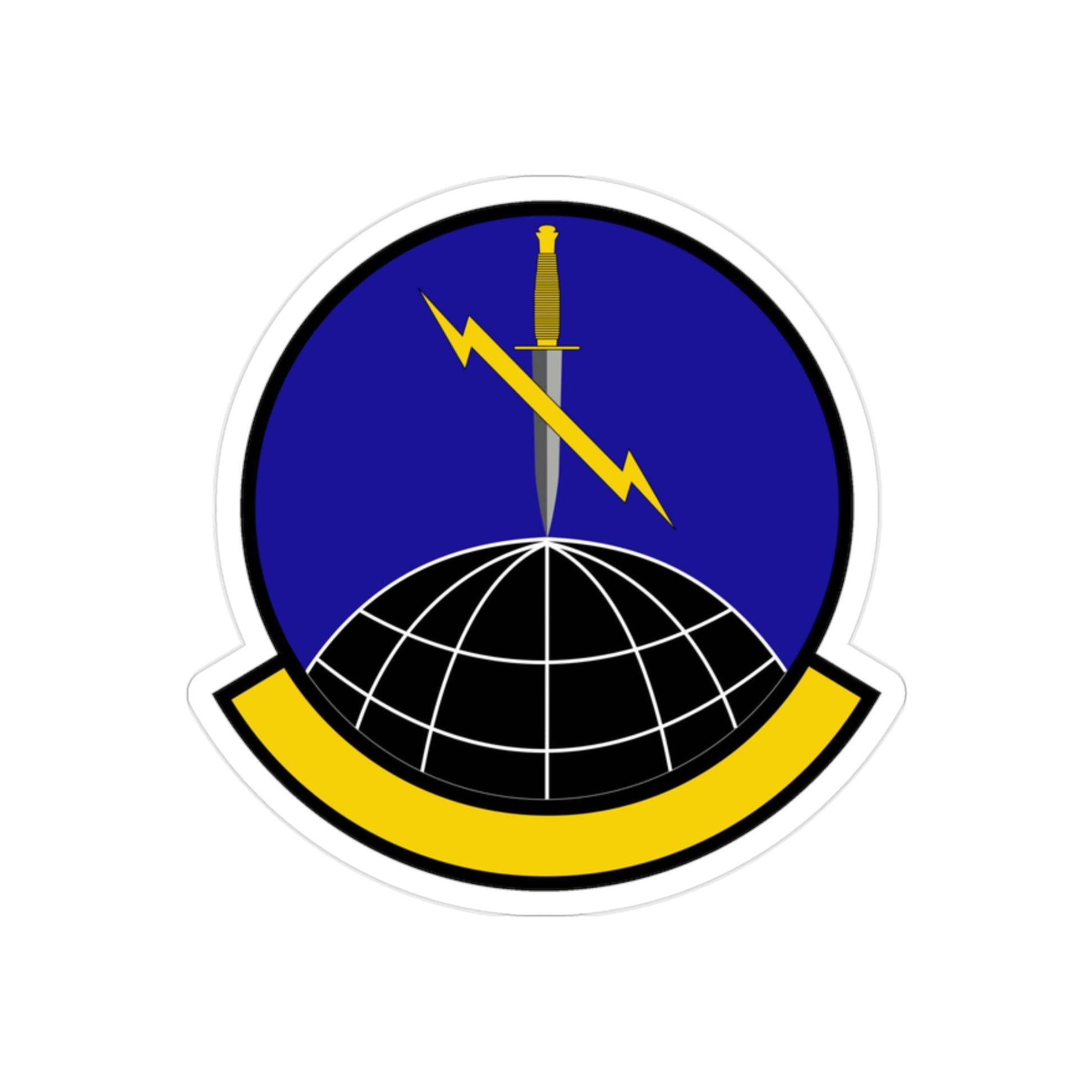 352 Special Warfare Training Squadron AETC (U.S. Air Force) REVERSE PRINT Transparent STICKER-2" × 2"-The Sticker Space