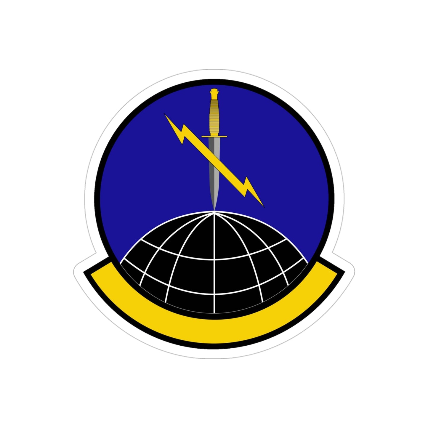 352 Special Warfare Training Squadron AETC (U.S. Air Force) REVERSE PRINT Transparent STICKER-4" × 4"-The Sticker Space