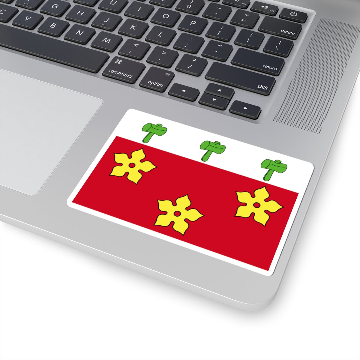 Flag of Alette (France) STICKER Vinyl Kiss-Cut Decal