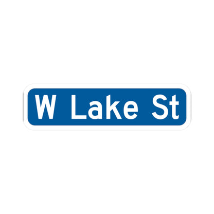 Minneapolis Arterial Street Sign (Minnesota) (Road Sign) STICKER Vinyl Kiss-Cut Decal