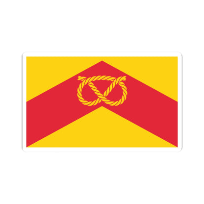 Staffordshire Flag (England) STICKER Vinyl Kiss-Cut Decal