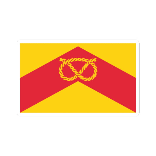 Staffordshire Flag (England) STICKER Vinyl Kiss-Cut Decal