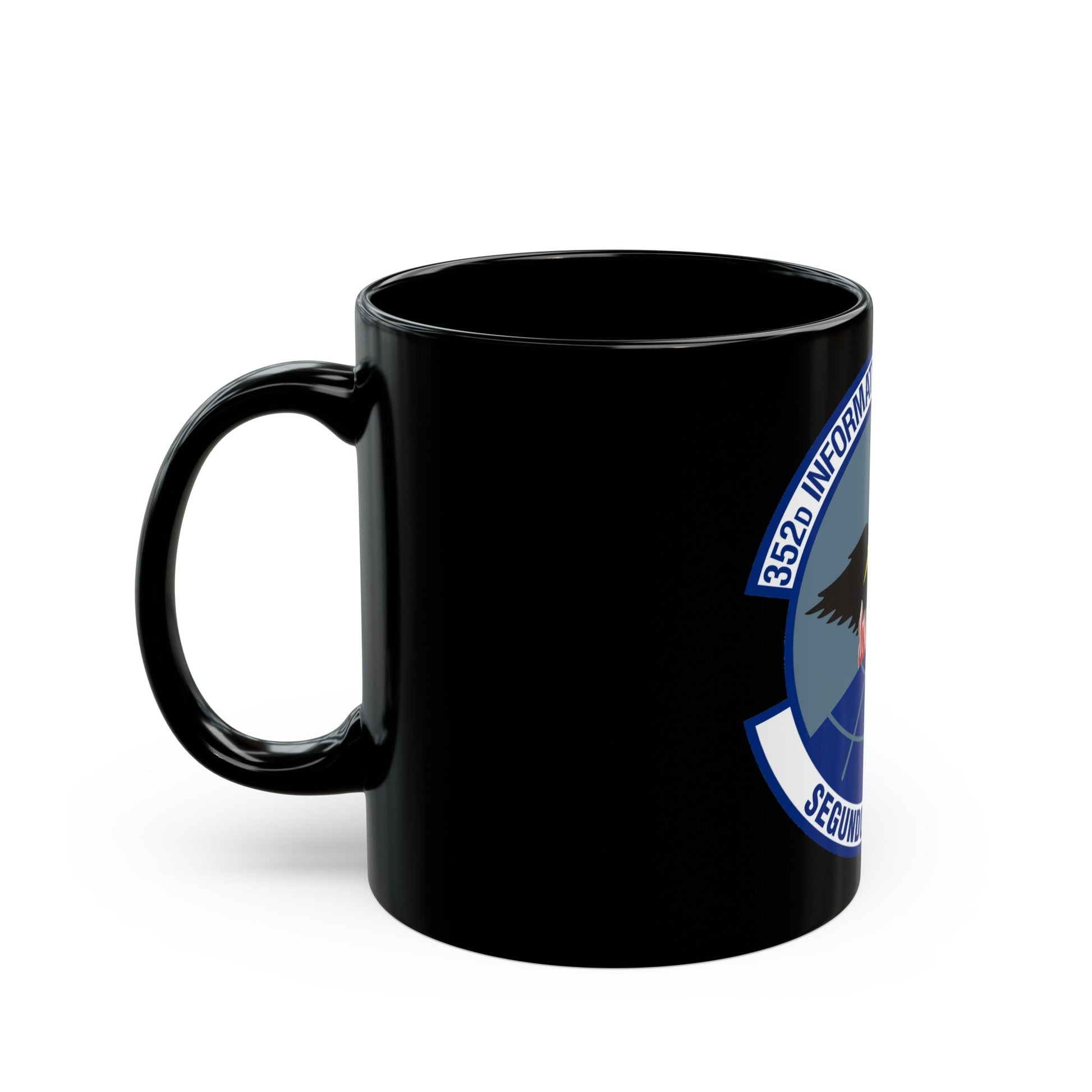 352d Information Operations Squadron (U.S. Air Force) Black Coffee Mug-The Sticker Space