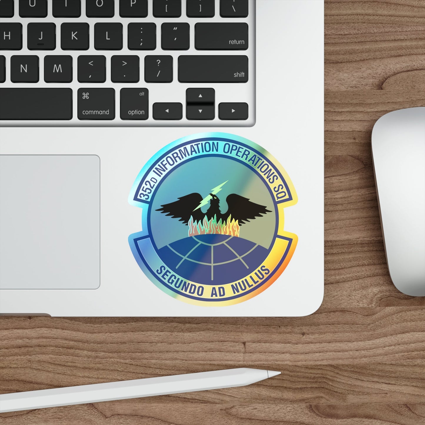 352d Information Operations Squadron (U.S. Air Force) Holographic STICKER Die-Cut Vinyl Decal-The Sticker Space