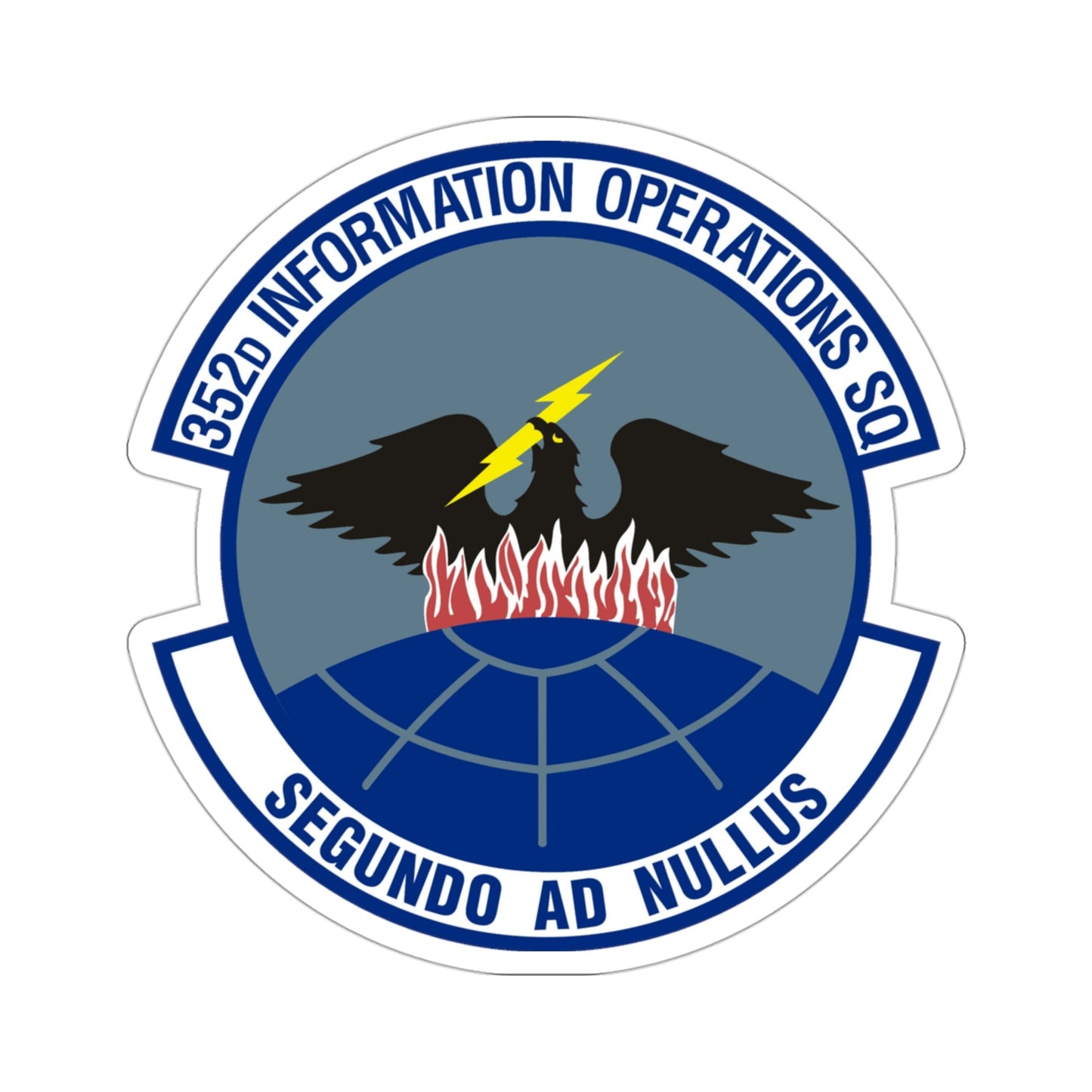 352d Information Operations Squadron (U.S. Air Force) STICKER Vinyl Die-Cut Decal-3 Inch-The Sticker Space