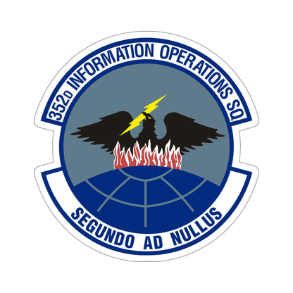 352d Information Operations Squadron (U.S. Air Force) STICKER Vinyl Die-Cut Decal-5 Inch-The Sticker Space