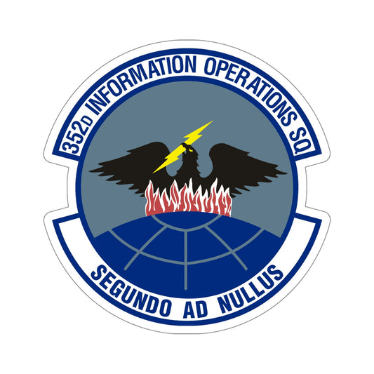 352d Information Operations Squadron (U.S. Air Force) STICKER Vinyl Die-Cut Decal-6 Inch-The Sticker Space