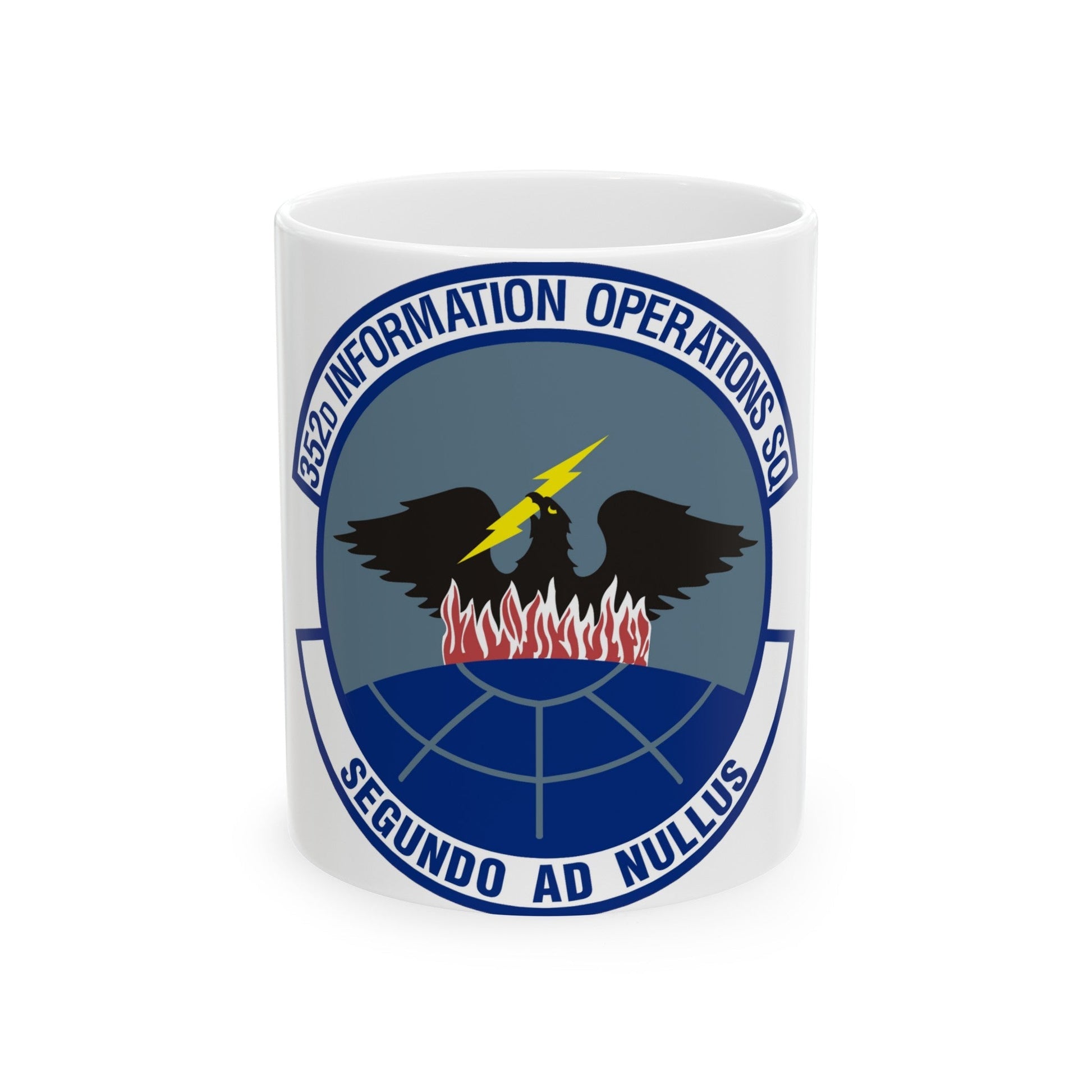 352d Information Operations Squadron (U.S. Air Force) White Coffee Mug-11oz-The Sticker Space